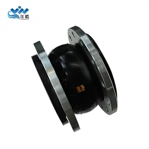 rubber expansion joint threaded union for pipeline