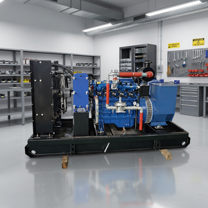 80KW Syngas/Biogas/Natural Gas LPG Water Cooled 95% Efficiency 400V 50/60Hz Brushless Auto Start Remote Start Turbine Generator