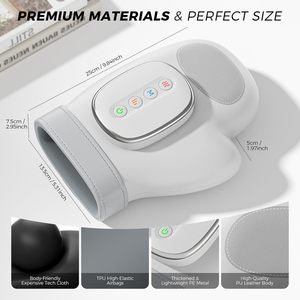 Guanti Massaggianti Elettrici Senza Fili OEM all'Ingrosso, Macchina per Massaggio Mani con Vibrazione, Calore e Compressione - Product Image 6