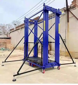 Nâng điện giàn giáo có thể điều chỉnh không dây trong nhà trang trí trát vữa Nâng Thủy Lực giàn giáo điện - Product Image 6