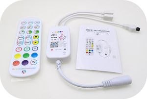 Nhà thông minh tuya Wifi 12V RGB <span class=keywords><strong>LED</strong></span> Strip Kit 5050 SMD điều khiển từ xa Dimmer PWM RF kết nối cho phòng ngủ trang trí 8A đầu ra - Product Image 2