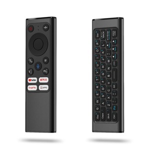 <span class=keywords><strong>Telecomando</strong></span> Air Mouse in Lega di Alluminio/ABS, Ricaricabile USB, Controllo Vocale, Tastiera Wireless per Smart TV Android - Product Image 3