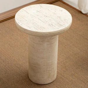 Table basse ronde de style nordique moderne pour la décoration de la maison, idéale pour le <span class=keywords><strong>salon</strong></span>, l'entrée, la <span class=keywords><strong>salle</strong></span> <span class=keywords><strong>à</strong></span> <span class=keywords><strong>manger</strong></span>, la chambre <span class=keywords><strong>à</strong></span> coucher - Product Image 5