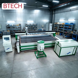 เครื่องตัดวอเตอร์เจ็ทอุตสาหกรรม ระบบควบคุม CNC ชุดปั๊ม 380V 37kW ความปลอดภัยสูง ความแม่นยำ 0.1 มม. รับประกัน 1 ปี - Product Image 1