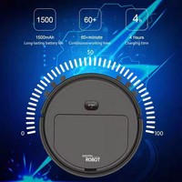 Aspirateurs robots intelligents pour la maison, nettoyage automatique des sols humides/secs avec fonction de lavage et de balayage, humidificateur intégré, fonctionne sur batterie