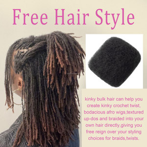 30g di una confezione di Meilleurs Produits <span class=keywords><strong>a</strong></span> Vendre En Afrique Afro crespo capelli umani alla rinfusa Cheveux Humains - Product Image 4