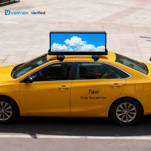 Écran LED de toit de taxi double face de haute qualité et abordable avec 4G WIFI et GPS intégré - Product Image 1