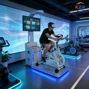 Centre d'expérience de vélo en réalité virtuelle (VR) à grande échelle avec des machines et équipements de jeu VR sensoriels pour la pratique du cyclisme - Product Image 1