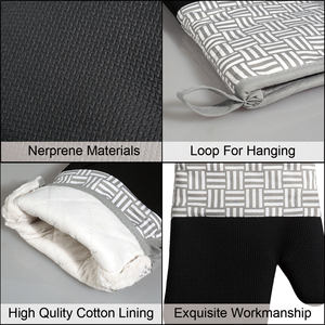 Guantes de Cocina de Algodón, Resistentes al Calor, Antideslizantes, Ecológicos, Impermeables, Guantes para Barbacoa, Fáciles de Limpiar, Reutilizables, Personalizables - Product Image 2