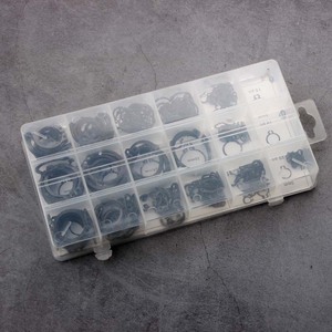 Snap Ring Assortment 300pc Metric C-Shape Carbon Steel Retaining Rings for Shaft Home Use Tool Kit - Product Image 2
