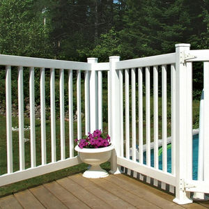 Rampe d'escalier moderne en <span class=keywords><strong>PVC</strong></span> sur mesure à prix abordable pour balcon, <span class=keywords><strong>extérieur</strong></span>, hôtel, cour, avec finition thermolaquée, installation facile - Product Image 6