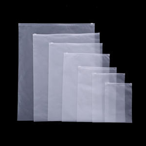 Biểu Tượng Tùy Chỉnh Quần Áo May Mặc T-Shirt Rõ Ràng Frosted PE Ziplock Bao Bì Túi Không Thấm Nước Poly Zip Khóa Mua Sắm Túi - Product Image 4