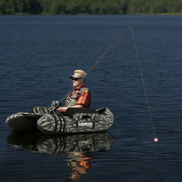 Bateau gonflable avec revêtement Oxford 600D et vessie à air en PVC, garantie 1 an, 2 personnes, écologique, léger, 3,1-4 m