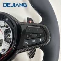 Volant de direction de voiture en cuir pleine fleur en forme de D pour BMW G30 G31 G32 X3 G01 X4 G02 M2 G87 M3 G80 M4 G82 G42 G20 LCI M5 F90 G11
