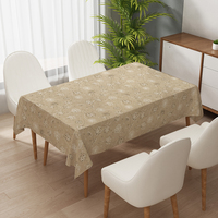 Nappe rectangulaire antidérapante RNPT, nappe florale en PVC, lavable, nappe d'extérieur pour la maison, pique-nique, événements, banquet, mariage