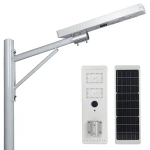 wholesale price outdoor garden wall light motion sensor integrated solar powered street lamp radar induction