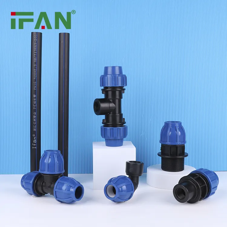 IFAN Water Supply Coupling Pipe Fittings HDPE Pipe Fittings Water PP Compression Fittings