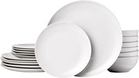 Usine en gros A5 100% mélamine vaisselle incassable assiettes en mélamine blanche assiette classique plat Fornewstaurant plastique 2 pièces