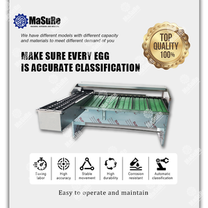 Prezzo di fabbrica macchina per smistare le dimensioni delle uova di gallina classificare la macchina automatica per la classificazione delle uova in scala di alta qualità - Product Image 3