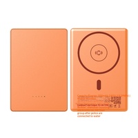 Batterie solide ultra-mince 5,5 mm 5000 mAh, charge rapide magnétique 15 W 3-en-1 sans fil et Type-C PD, batterie externe portable Air Power Bank