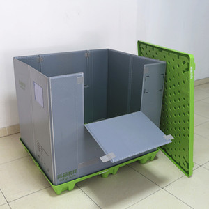 Wholesale Customized Plastic Pallet Crates Box Collapsible Pallet Containers