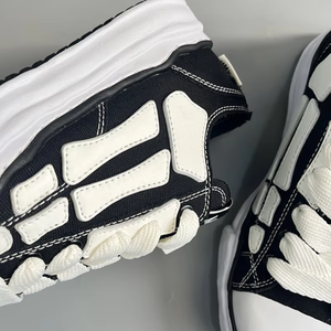 2026 MIHARA Collaboration Unisex Casual <b>Sneakers</b> Thick-Soled Height-Increasing Chunky Shoes Genuine <b>Leather</b> Upper Midsole - Product Image 1