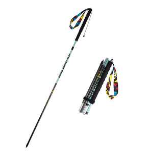 Bâtons de randonnée Ice Claw Bear en fibre de carbone ultralégers pour la randonnée et la course sur sentier avec longueur réglable pour les aventures en plein air - Product Image 1