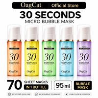 Masque Micro-Gel OEM Marque Privée 30 Secondes au Rétinol, Acide Salicylique, Herbes Anti-Âge et Vitamine C – Soin de la Peau et Base de Teint pour le Cou