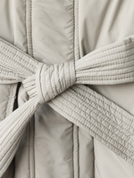 Femmes décontracté hiver doudoune longue sur le genou épais manteau chaud avec grand col de fourrure imperméable réversible fermeture éclair décoration