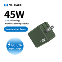 Produit Tendance 2026 – Chargeurs Rapides GaN 45W – Accessoires Électroniques – Chargeur Mural Portable Rapide GaN PD USB Type C