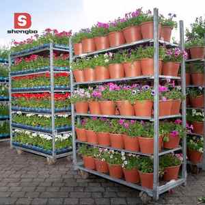 Chariots de présentation de jardin Chariot danois de toit Chariot danois Chariot pour plantes de pépinière à vendre - Product Image 1