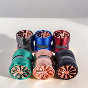 CANNA CNZG0009 Broyeur à herbes en alliage de zinc de luxe, 2,5 pouces, 4 couches, carré, design moderne, fonctionnement manuel pour le tabac à fumer - Product Image 4