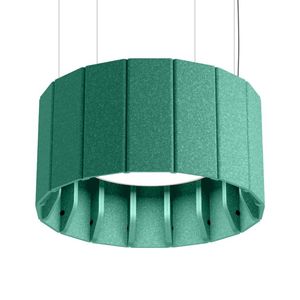 Pantalla de Lámpara Redonda de Poliéster <span class=keywords><strong>Absorbente</strong></span> de Sonido, Fácil de Ensamblar, Cubierta Acústica Reductora de Ruido para Espacios Comerciales - Product Image 5