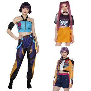 K-Pop Dämonen jäger Mira Kostüm Kostüm Cosplay Virtueller Idol Film Cosplay für Mädchen Halloween Rollenspiel Kleidung - Product Image 1