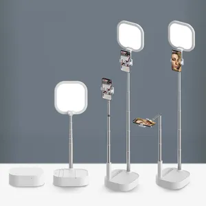 Smart Portable RGB Led Photography Fill Light Fashion Design Rechargeable Live Stream Mini Mobile Phone Selfie Fill Light Lamp