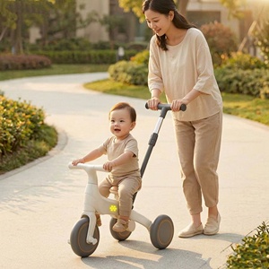 <span class=keywords><strong>Tricycle</strong></span> pliable 4 <span class=keywords><strong>en</strong></span> 1 pour enfants avec musique, lumière LED, roues <span class=keywords><strong>en</strong></span> mousse EVA silencieuses et amortissantes, poussette bébé, <span class=keywords><strong>draisienne</strong></span> - Product Image 4