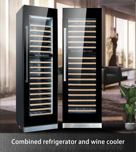 Custom Oem Luxury 430l Dual-zone Stainless Steel Wine <b>Refrigerator</b> & Beverage Cooler with Built-in Option-wine Cabinet Beverage - Product Image 4