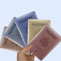 Nouveau service d'impression de passeports de voyage personnalisés en gros, imprimés en couleur, avec couverture en PU