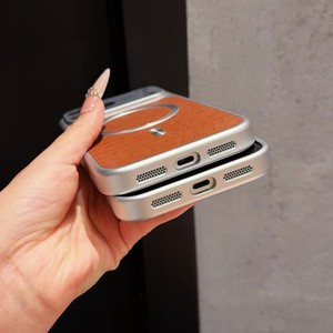 High Quality Pu Leather Magnetic Mobile Phone case for iPhone 17 16 15 Pro Max <b>Camera</b> PC Glass Shockproof Conversion Back Cover - Product Image 6