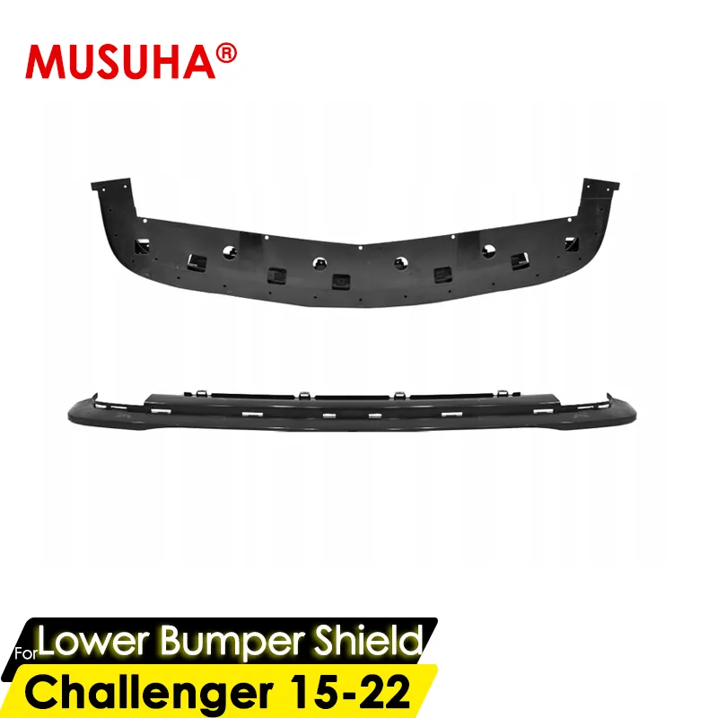 MUSUHA Frente inferior pára-choques de ar escudo Para Dodge challenger Bumper Spoiler 2015-2022 Bumper Capa Reforço OEM 68260156AC