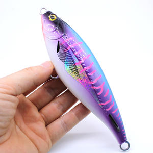 Forme de <span class=keywords><strong>poisson</strong></span> leurres de pêche en eau salée crayon leurre 150mm 85g 190mm 168g carquois naufrage lent <span class=keywords><strong>nageur</strong></span> pêche à la traîne en haute mer 1PC fil à travers - Product Image 3