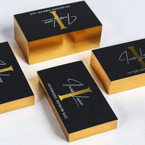 Cartes de visite carrées personnalisées de luxe en papier d'art premium avec gaufrage et vernis sélectif UV pour la promotion des petites entreprises et l'usage quotidien en bureau - Product Image 5