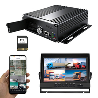 Systèmes DVR mobiles pour voitures, camions, véhicules et bus 4CH AHD 1080P, enregistreur vidéo numérique 4 canaux H264, SD MDVR 4G GPS WIFI