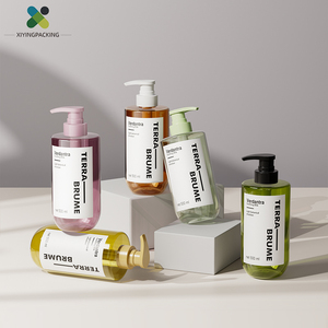 ขวดปั๊ม PET ฝ้าสีน้ำตาลขนาด 500 มล. ปรับแต่งได้ พร้อมส่ง สำหรับผลิตภัณฑ์ดูแลผิวกาย เจลทาไหล่ - Product Image 3