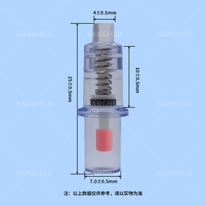 Valve unidirectionnelle pour cathéter urinaire, masque laryngé, tube endotrachéal, raccords PVC, valve anti-reflux filetée 4x7x25mm - Product Image 1