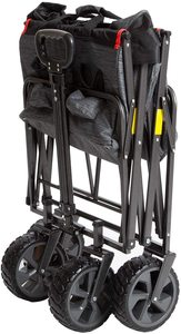 Plegable plegable al aire libre de Wagon | Profundidad Extra pesado Carro con ruedas para ir de compras de jardinería Tailgating - Product Image 5