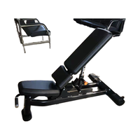 Banc réglable pour usage commercial en salle de sport, équipement de musculation et de fitness, robuste