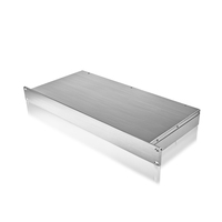 Boîtier de châssis en aluminium brossé CNC 19 ''1U 2U 3U 4U Boîtier de serveur de stockage Rackmount Boîtier d'instrument électronique en métal