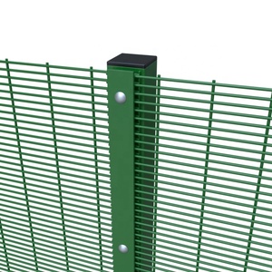 Valla de malla de alambre soldado de alta seguridad, pinchos antiescalada de pared, 358 - Product Image 1