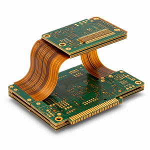 แผ่นวงจรพิมพ์แบบยืดหยุ่น 4 ชั้น FPC โพลีอิไมด์แบบหลายชั้น ENIG ความหนา 0.3 มม. ควบคุมค่าความต้านทานได้ ผู้ผลิตตามสั่ง - Product Image 2